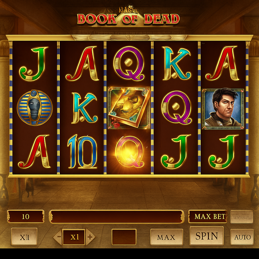 X7Casino - Book of Dead Slot Game