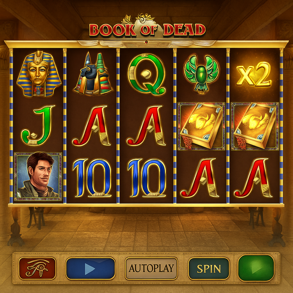 X7Casino - Book of Dead Slot - Play'n GO