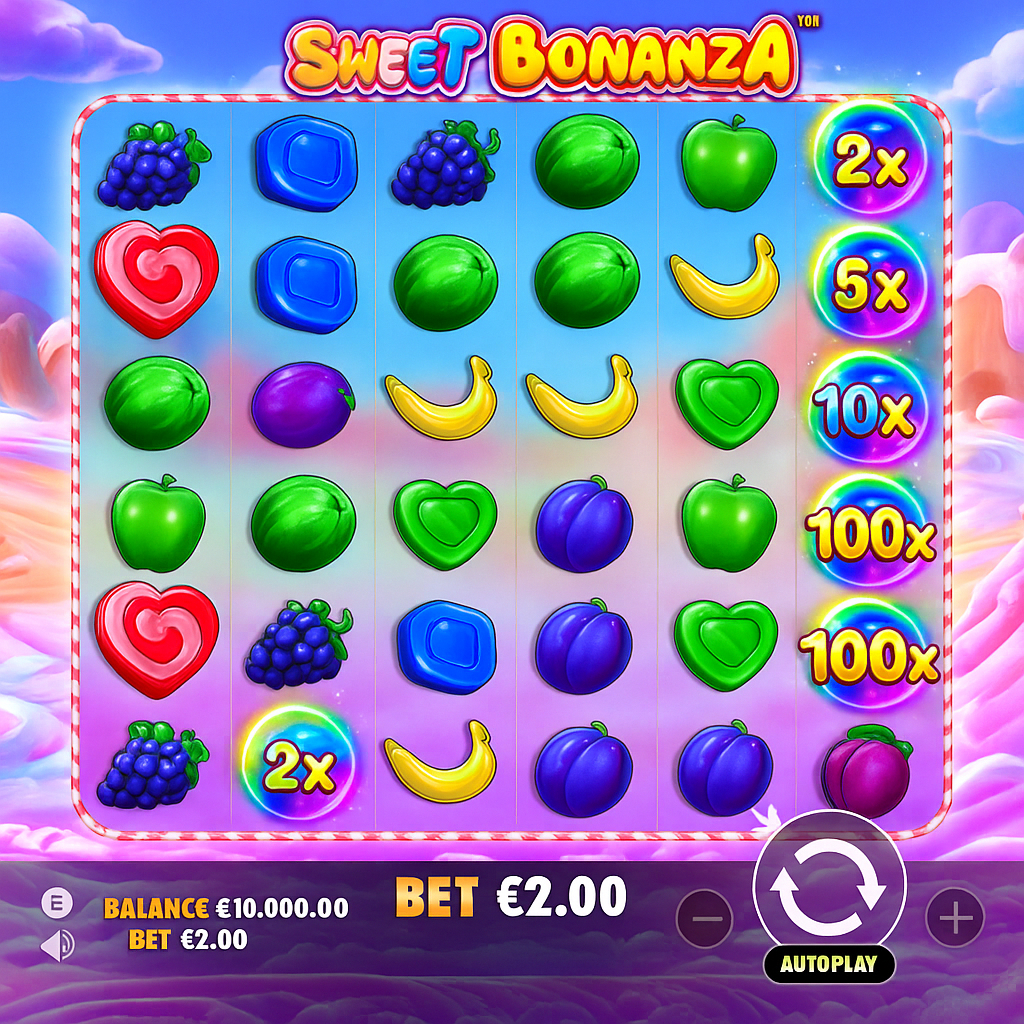 X7Casino - Sweet Bonanza Slot - Pragmatic Play